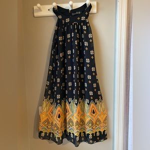 Crystal Doll Lined Printed Dress